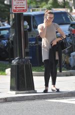FELICITY JONES Out and About in Washington D.C. 09/15/2017