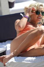 GABBY ALLEN in Swimsuit at a Pool in Las Vegas 09/14/2017