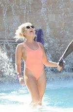 GABBY ALLEN in Swimsuit at a Pool in Las Vegas 09/14/2017