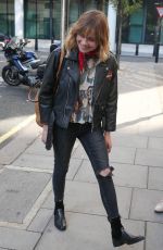 GABRIELLE APLIN Arrives at BBC Studio in London 09/02/2017