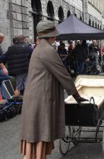 GEMMA ARTERTON adn ELIZABETH DEBICKI on the Set of Vita and Virginia in Dublin 09/04/2017