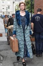 GEMMA ARTERTON adn ELIZABETH DEBICKI on the Set of Vita and Virginia in Dublin 09/04/2017