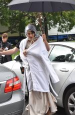 GEMMA ARTERTON adn ELIZABETH DEBICKI on the Set of Vita and Virginia in Dublin 09/04/2017