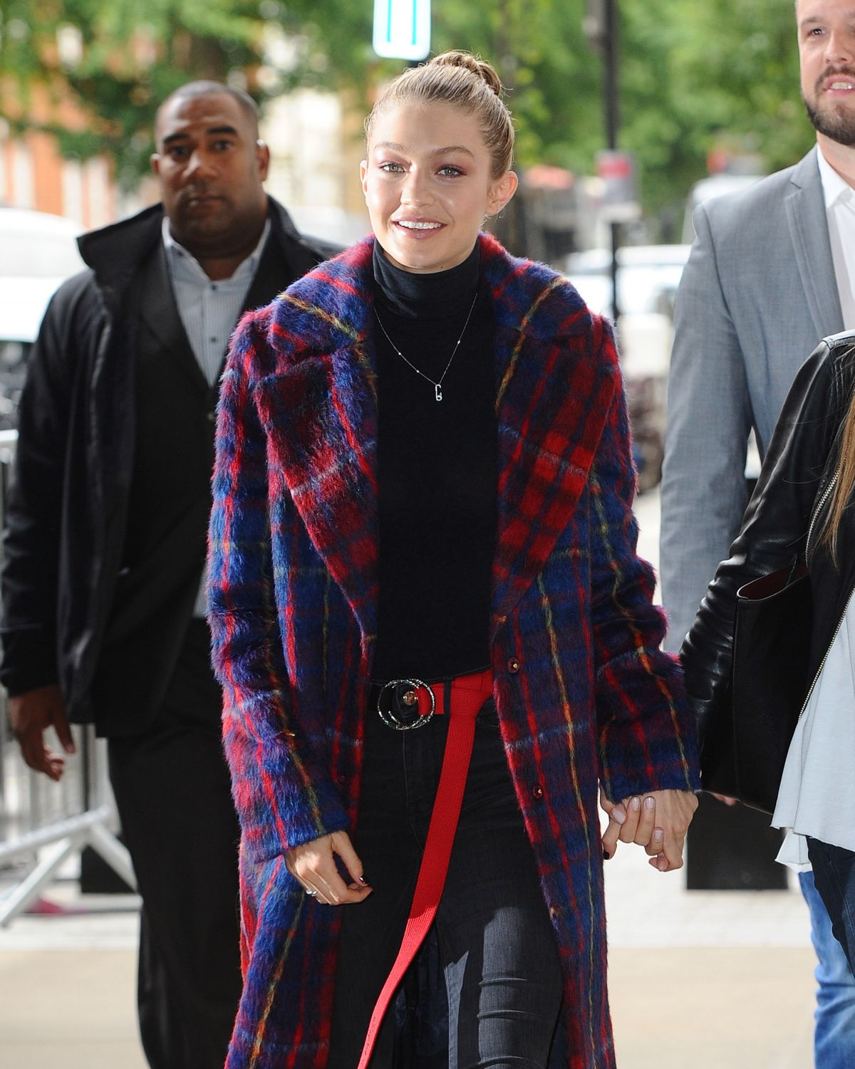 GIGI HADID Arrives at BBC Radio One in London 09/18/2017 GIGI HADID Arrives at BBC Radio One in London 09/18/2017