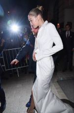 GIGI HADID Arrives at Hotel Salomon De Rothschild in Paris 09/27/2017