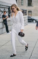 GIGI HADID Arrves at Tom Ford Fashion Show at New York Fashion Week 09/06/2017