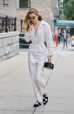 GIGI HADID Arrves at Tom Ford Fashion Show at New York Fashion Week 09/06/2017