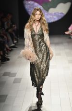 GIGI HADID at Anna Sui Runway Show at New York Fashion Week 09/11/2017