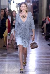 GIGI HADID at Bottega Veneta Fashion Show in Milan 09/23/2017