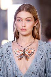 GIGI HADID at Bottega Veneta Fashion Show in Milan 09/23/2017