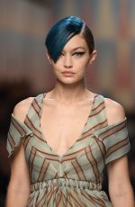 GIGI HADID at Fendi Fashion Show at Milan Fashion Week 09/21/2017