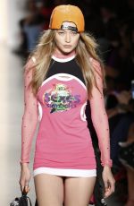 GIGI HADID at Jeremy Scott Runway Show in New York 09/07/2017