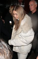 GIGI HADID at Love Magazine x Miu Miu Party at London Fashion Week 09/18/2017