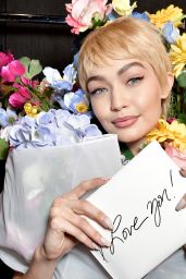 GIGI HADID at Moschino Fashion Show at Milan Fashion Week 09/21/2017