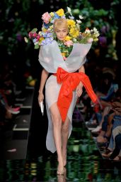 GIGI HADID at Moschino Fashion Show at Milan Fashion Week 09/21/2017