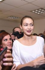GIGI HADID at Prabal Gurung Fashion Show at NYFW in New York 09/10/2017