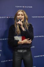 GIGI HADID at Tommy Hilfiger Store Launch in Copenhagen 09/23/2017