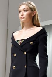 GIGI HADID at Versace Fashion Show at Milan Fashion Week