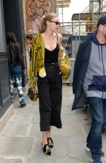 GIGI HADID Leaves Isabel Marant Office in Paris 09/27/2017
