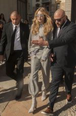 GIGI HADID Out and About in Milan 09/20/2017