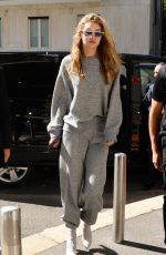 GIGI HADID Out and About in Milan 09/20/2017