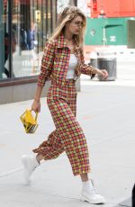 GIGI HADID Out and About in New York 09/08/2017