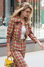 GIGI HADID Out and About in New York 09/08/2017