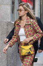 GIGI HADID Out and About in New York 09/08/2017