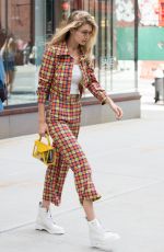 GIGI HADID Out and About in New York 09/08/2017