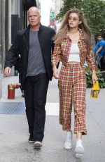 GIGI HADID Out and About in New York 09/08/2017