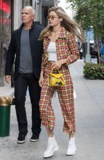 GIGI HADID Out and About in New York 09/08/2017