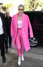 GIGI HADID Out at Milan Fashion Week 09/21/2017