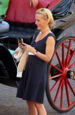 GILLIAN ANDERSON on Vacation in Rome 07/19/2017