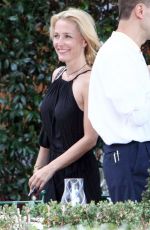 GILLIAN ANDERSON on Vacation in Rome 07/19/2017