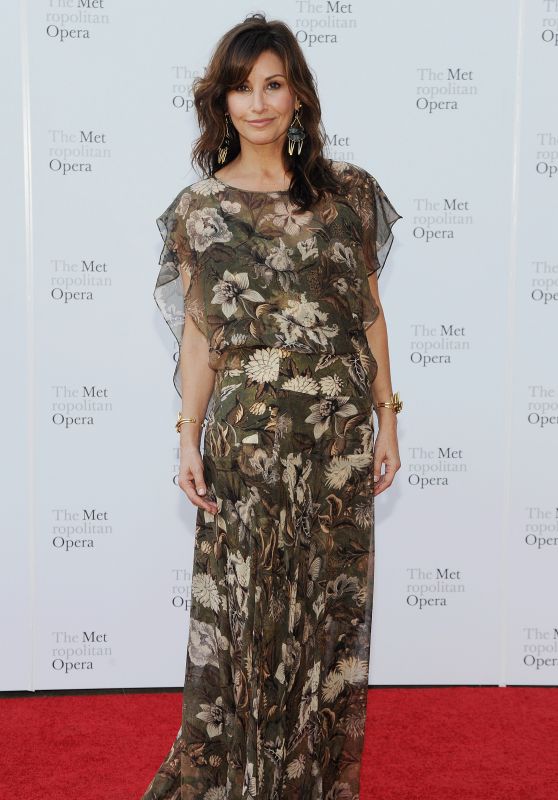 GINA GERSHON at Metropolitan Opera Opening Night in New York 09/25/2017