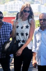 GISELE BUNDCHEN Arrives at 2017 Rock in Rio Music Festival 09/14/2017