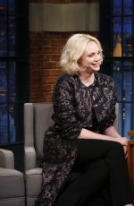 GWENDOLINE CHRISTIE at Late Night with Seth Meyers in New York 09/05/2017
