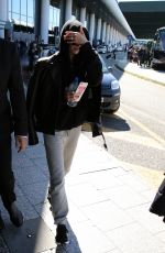 HAILEY BALDWIN Arrives at Malpensa Airport in Milan 09/20/2017