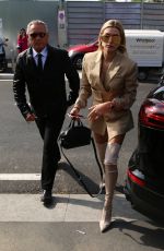 HAILEY BALDWIN Arrives at Missoni Fashion Show in Milan 09/23/2017
