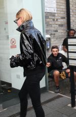 HAILEY BALDWIN Arrives at Photoshoot for Topshop in London 09/17/2017