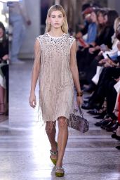 HAILEY BALDWIN at Bottega Veneta Fashion Show in Milan 09/23/2017