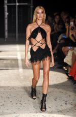 HAILEY BALDWIN at Julien MaCdonald Fashion Show at London Fashion Week 09/18/2017