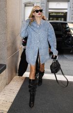 HAILEY BALDWIN Leaves Dolce and Gabbana Fashion Show in Milan 09/24/2017