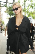 HAILEY BALDWIN Leaves Her Hotel in New York 09/07/2017