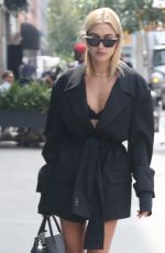 HAILEY BALDWIN Leaves Her Hotel in New York 09/07/2017