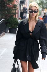 HAILEY BALDWIN Leaves Her Hotel in New York 09/07/2017