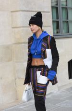 HAILEY BALDWIN Leaves Her Hotel in Paris 09/27/2017