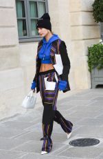 HAILEY BALDWIN Leaves Her Hotel in Paris 09/27/2017