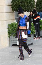 HAILEY BALDWIN Leaves Her Hotel in Paris 09/27/2017