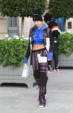 HAILEY BALDWIN Leaves Her Hotel in Paris 09/27/2017